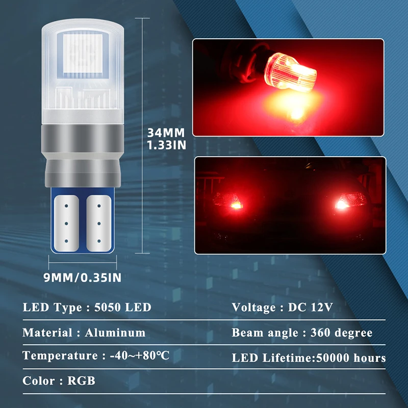 Remote Control With 2pcs RGB T - Voice Control Light Bulb recension och pris