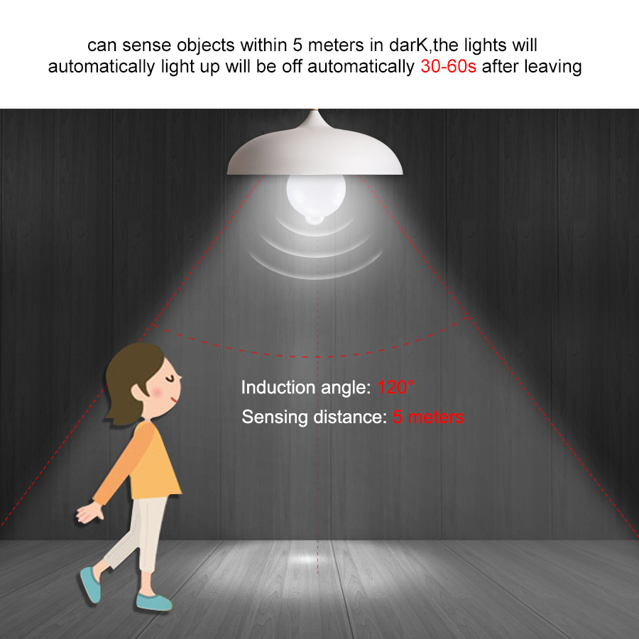 PIR Motion Sensor LED Light Bu - Voice Control Light Bulb recension och pris