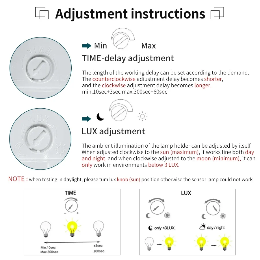 PIR Motion Sensor E27 Bulb Soc - Voice Control Light Bulb recension och pris