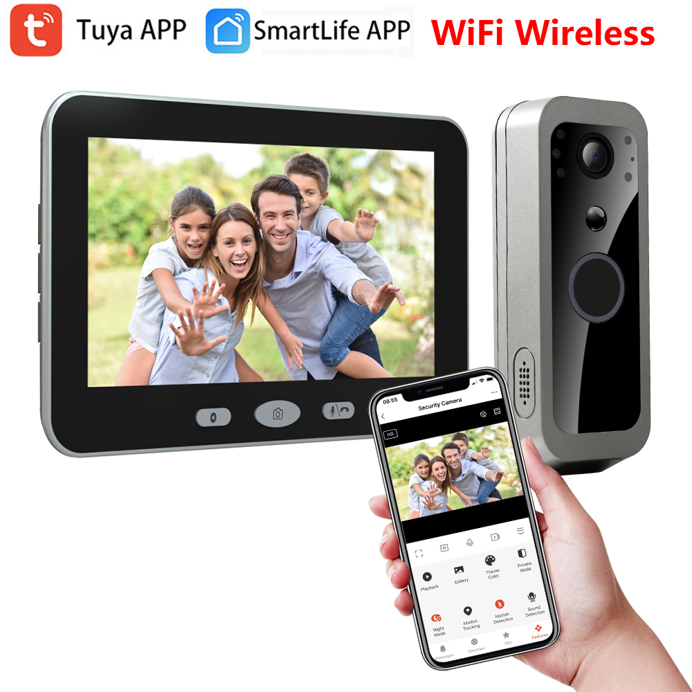 Tuya Smart Life 3MP 2.4G WIFI  - Smart Home Video Doorbell recension och pris