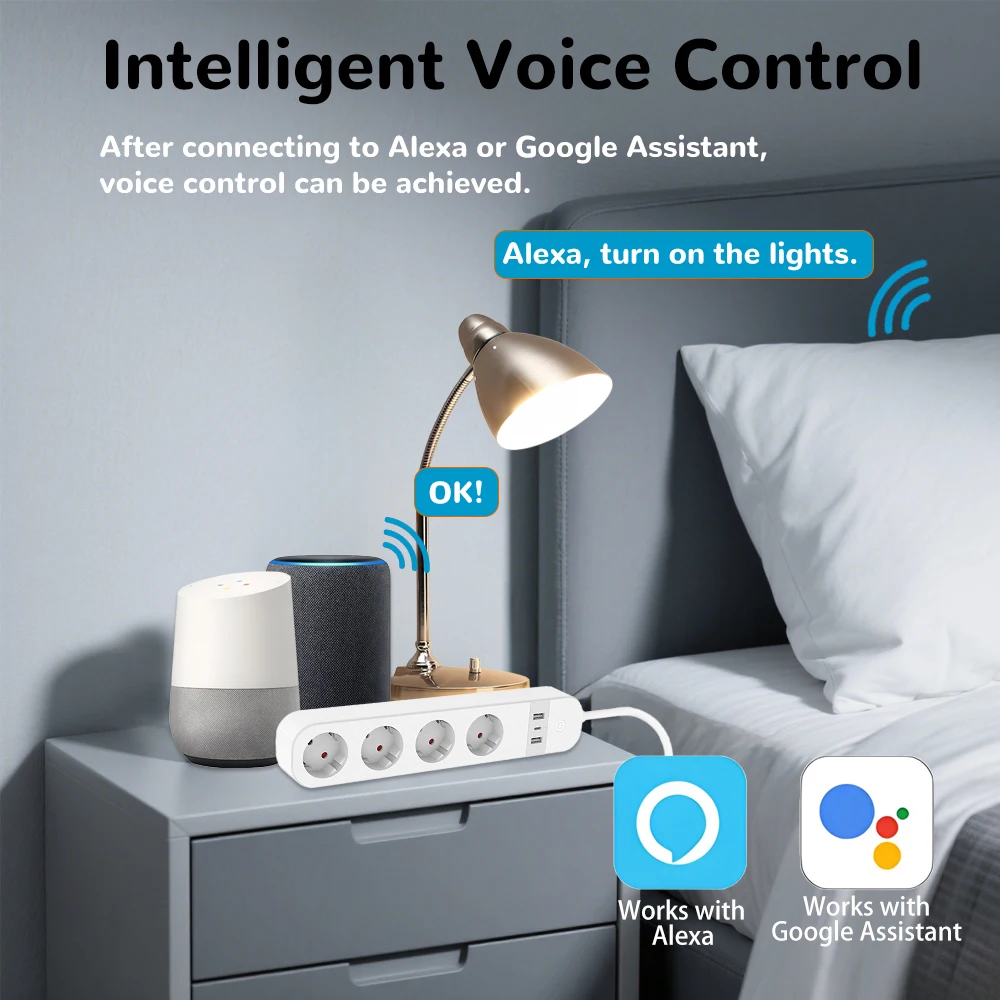 BORUIDAPLS EU Plug WiFi Smart  - Smart Home Energy App recension och pris