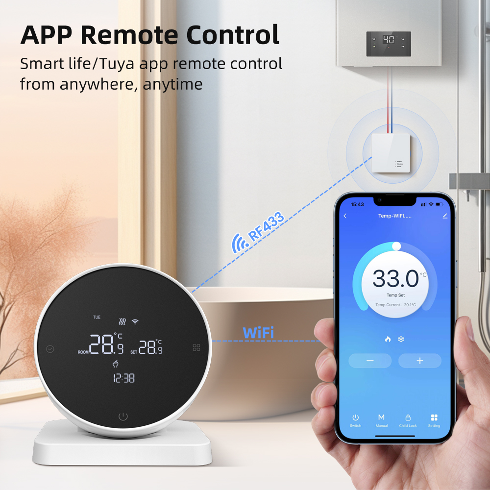 AVATTO WiFi Smart Thermostat，R - Smart Home Remote Control recension och pris