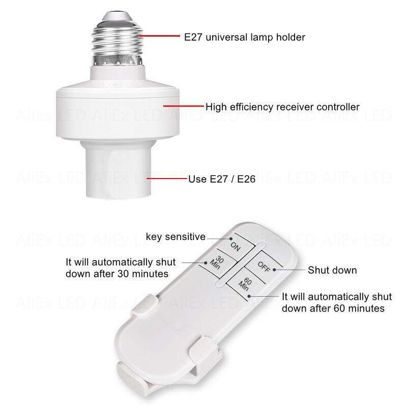 E27 LED Lamp RF 433MHz Smart R - Voice Control Light Bulb recension och pris