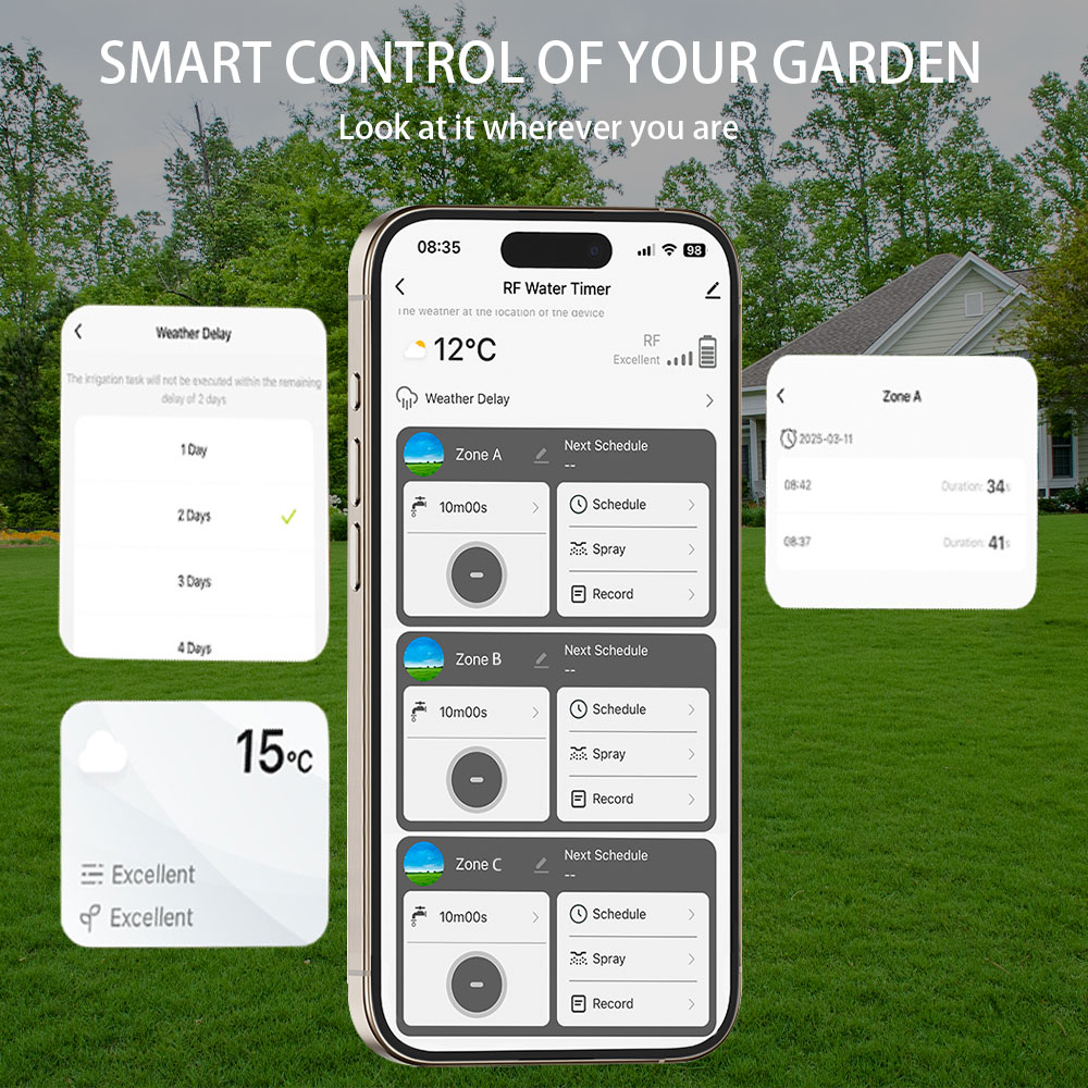 Tuya Wifi+RF433 3-outlet Water - Wifi Smart Plug recension och pris