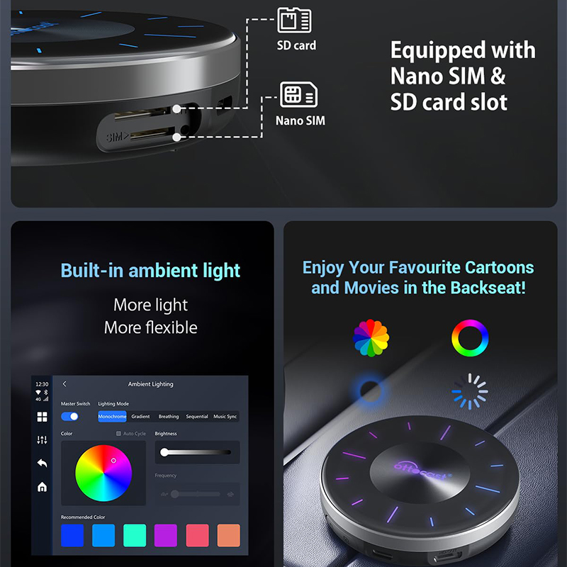 OTTOCAST P3 CarPlay AI Box Wir - Smart Home Orvibo recension och pris