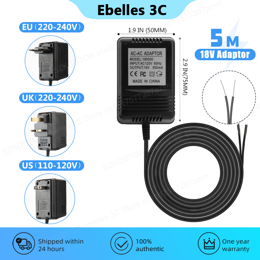 18V AC Transformer Charger for - Smart Home Video Doorbell recension och pris