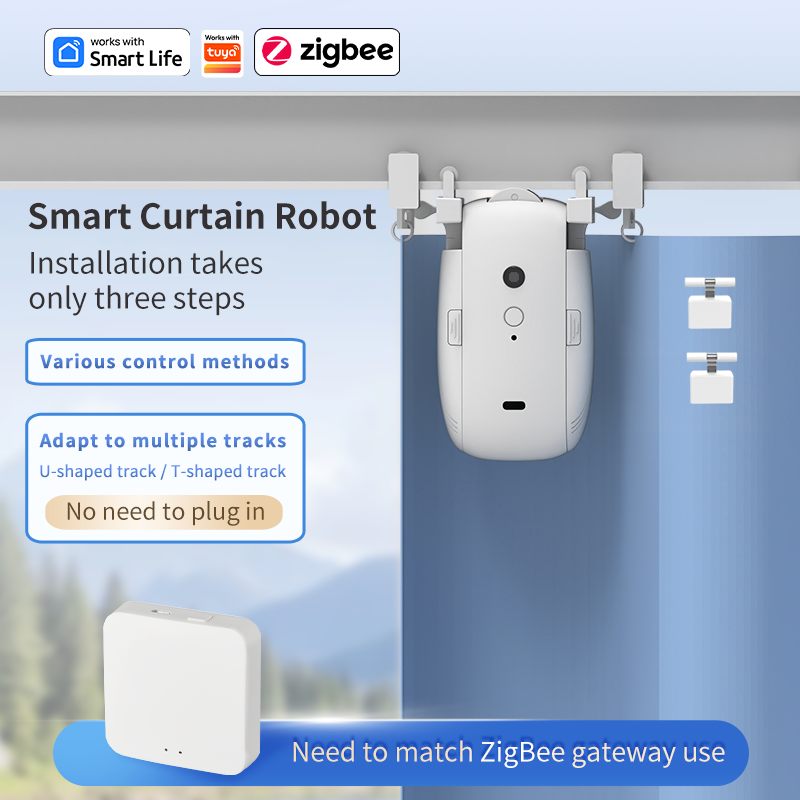 Zigbee Smart Curtain Driver Ro - Smart Home Robot recension och pris