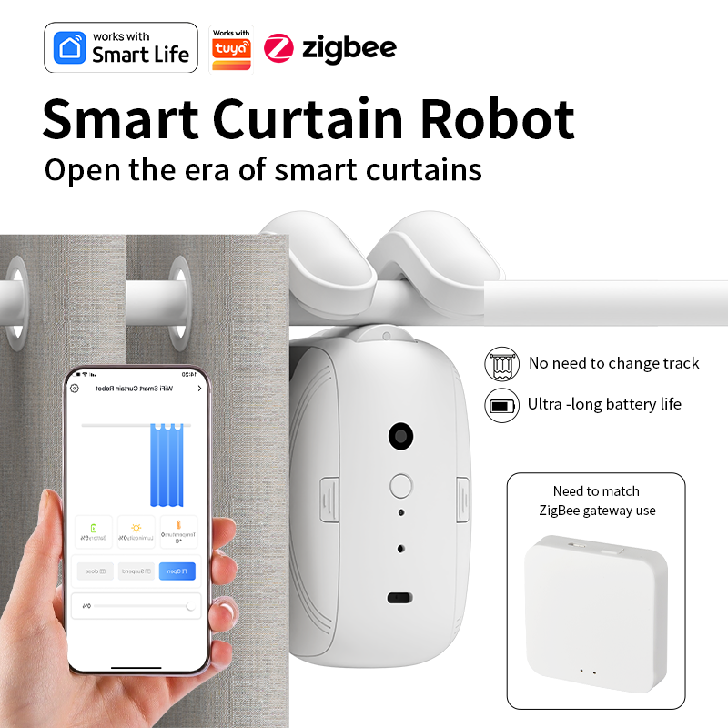 Zigbee Smart Curtain Driver Ro - Smart Home Robot recension och pris