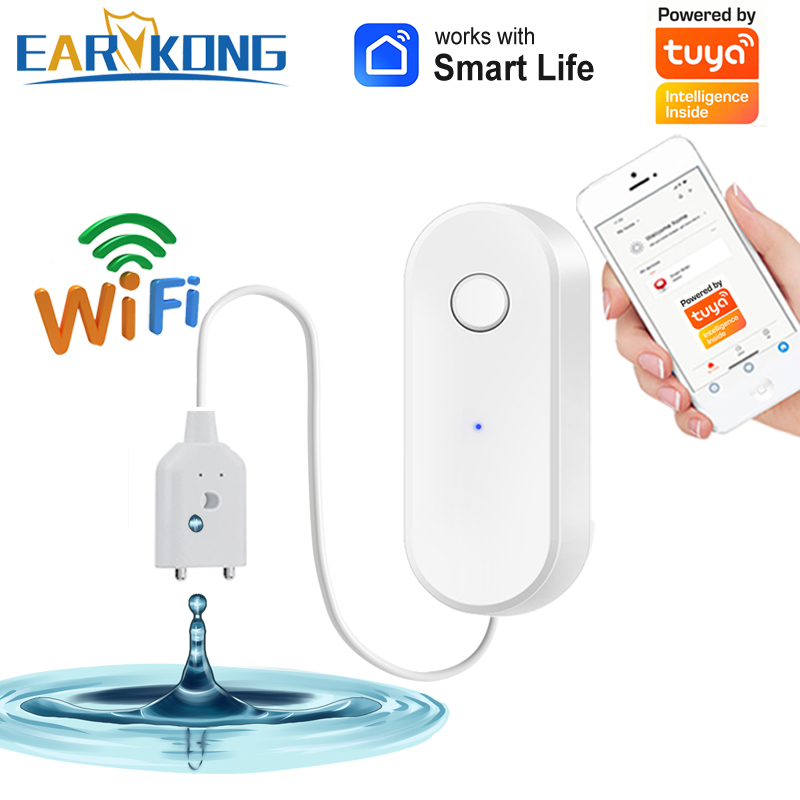 Tuya WiFi Smart Water Leak Sen - Wifi Water Sensor recension och pris