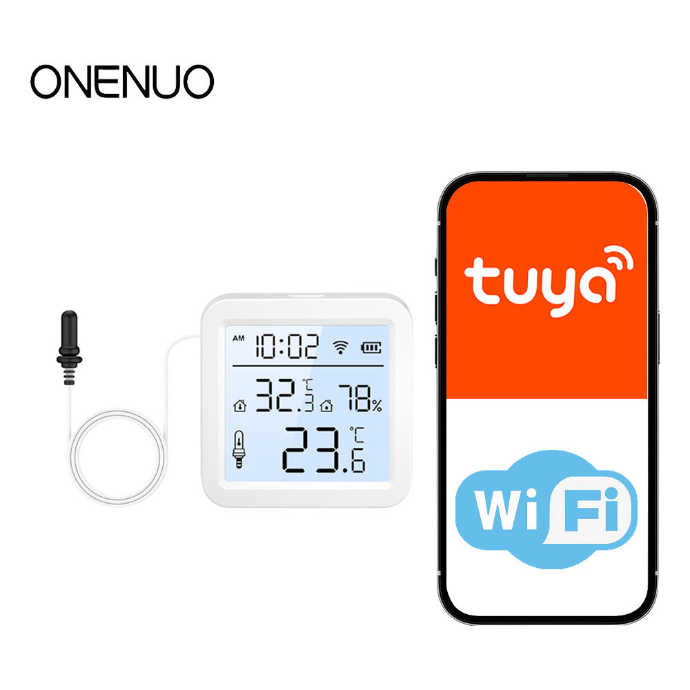 WiFi Humidity Temperature Sens - Smart Home Tuya recension och pris