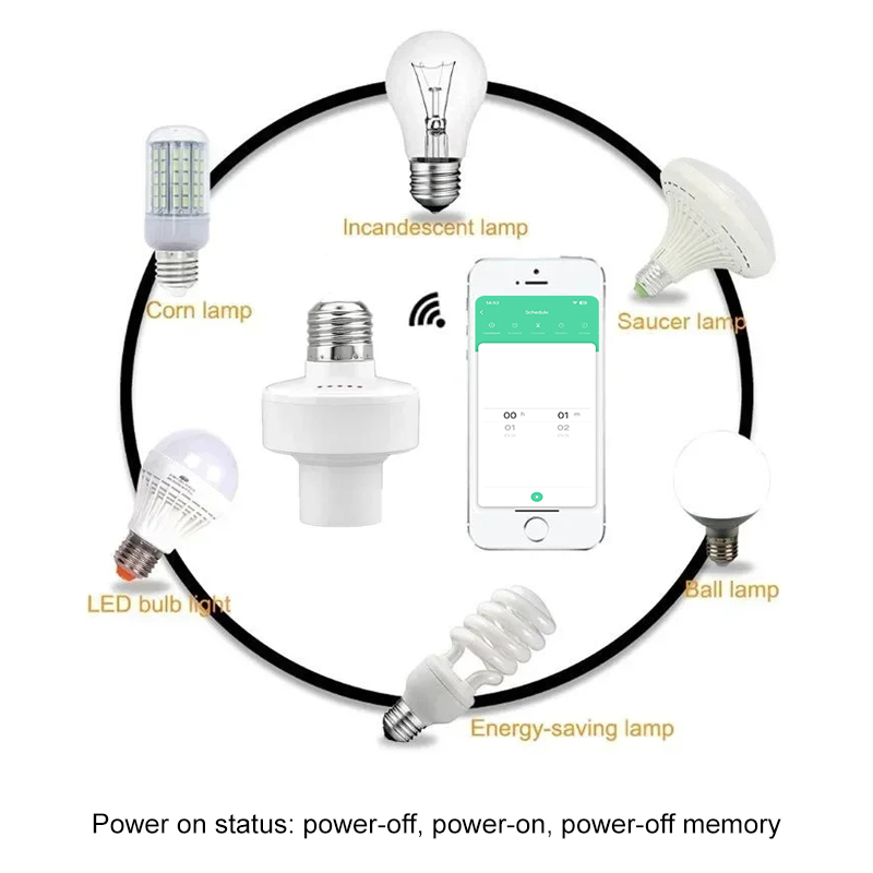 Tuya Smart E27 Socket Switch A - Smart Home Tuya recension och pris