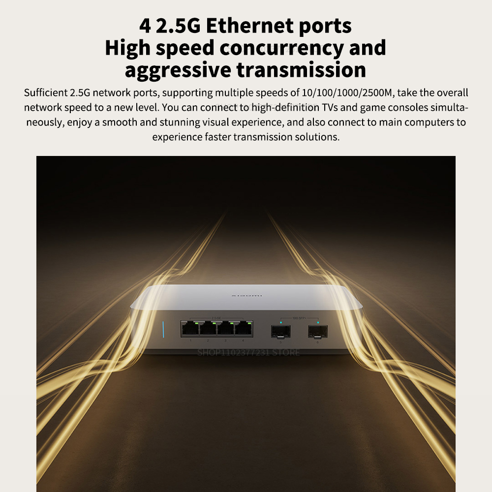 NEW Xiaomi Mi 10G Ethernet Swi - Smart Home Xiaomi Hub 2 recension och pris