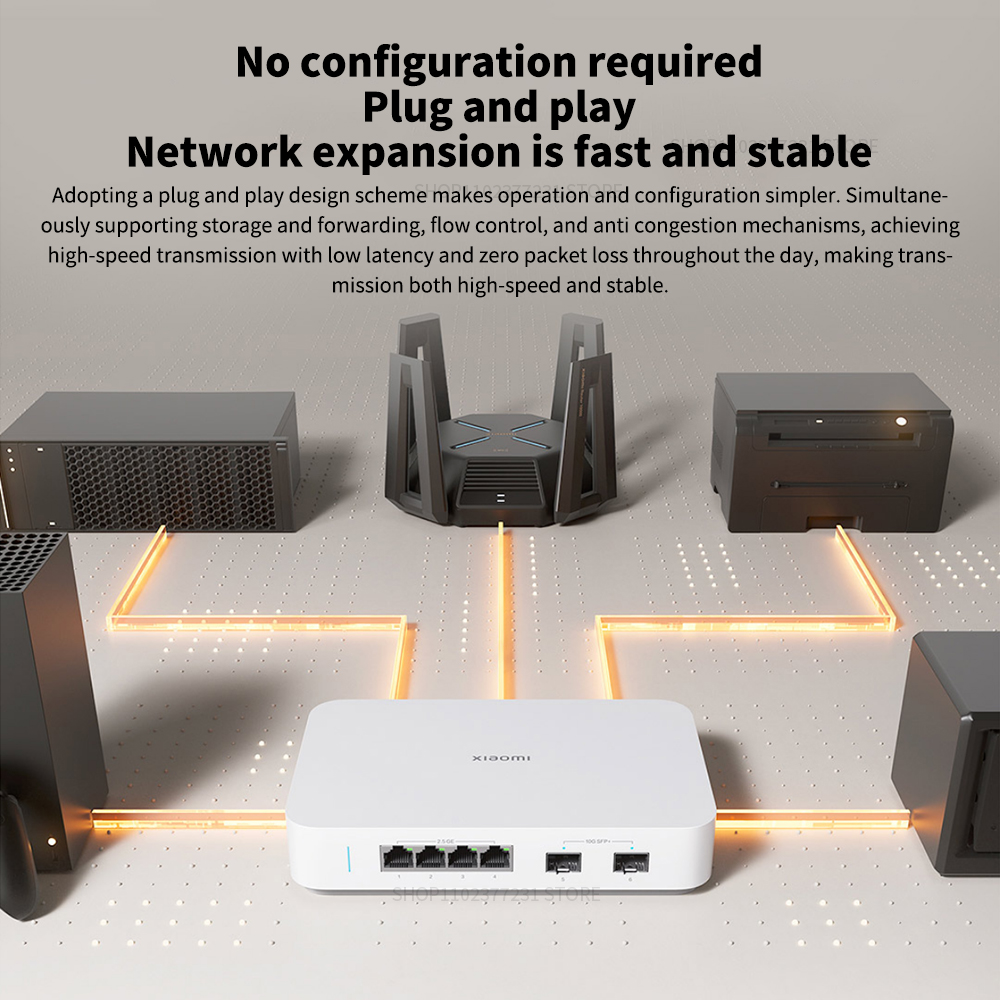 NEW Xiaomi Mi 10G Ethernet Swi - Smart Home Xiaomi Hub 2 recension och pris