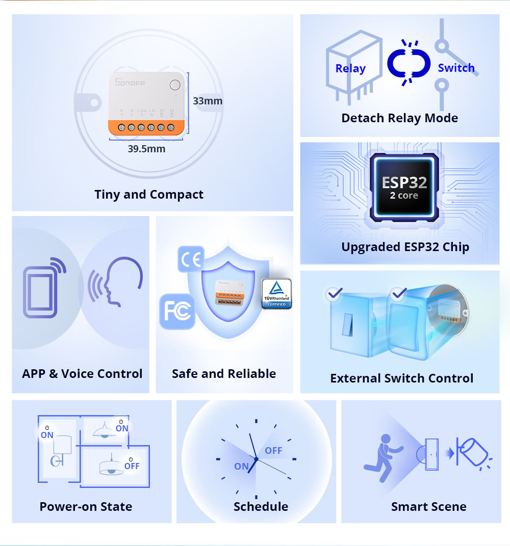 Sonoff Mini R4 Extreme Wifi Sm - Smart Home Remote Control recension och pris