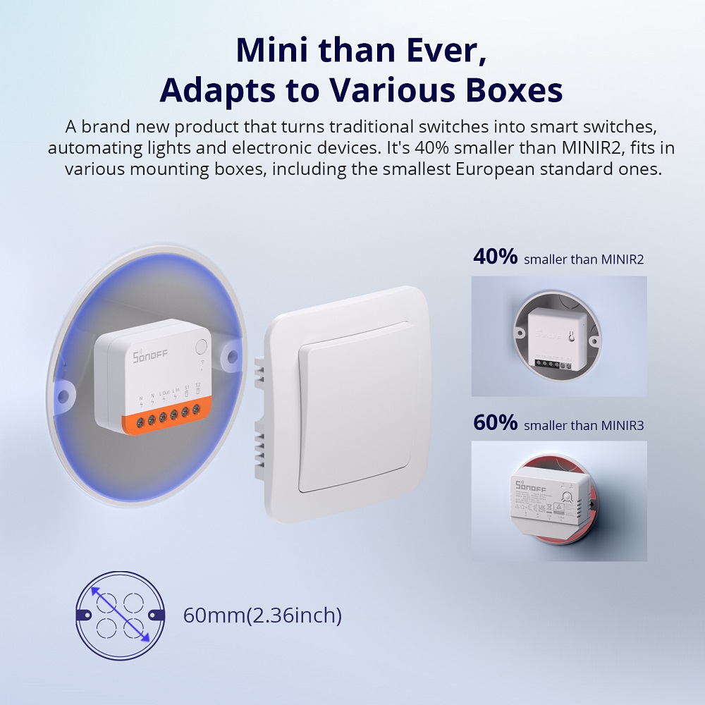 Sonoff Mini R4 Extreme Wifi Sm - Smart Home Remote Control recension och pris